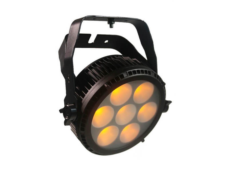 7pcs 25W RGBWA 5in1 LED Luz impermeable Walker