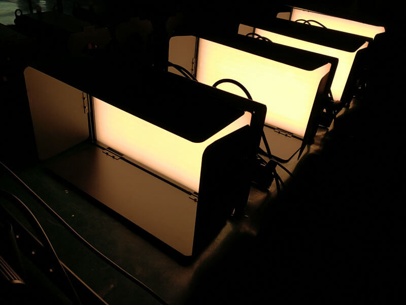 Luz de panel de video suave LED CRI de alta potencia