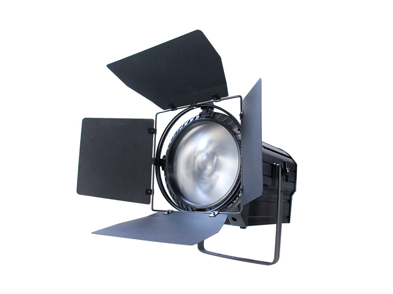 Proyector de iluminación de escenario de televisión de cine profesional Mute Bicolor 200W LED Fresnel Spot Light