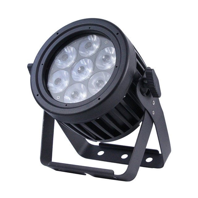 7PCS * 10W 5in1 LED Etapa de luz PAR a prueba de agua