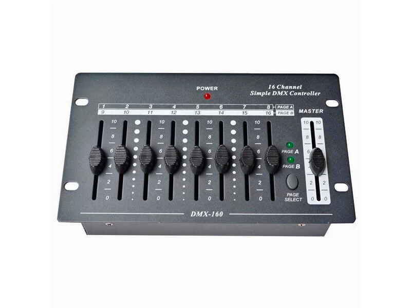 Consola DMX sencilla de 16 canales