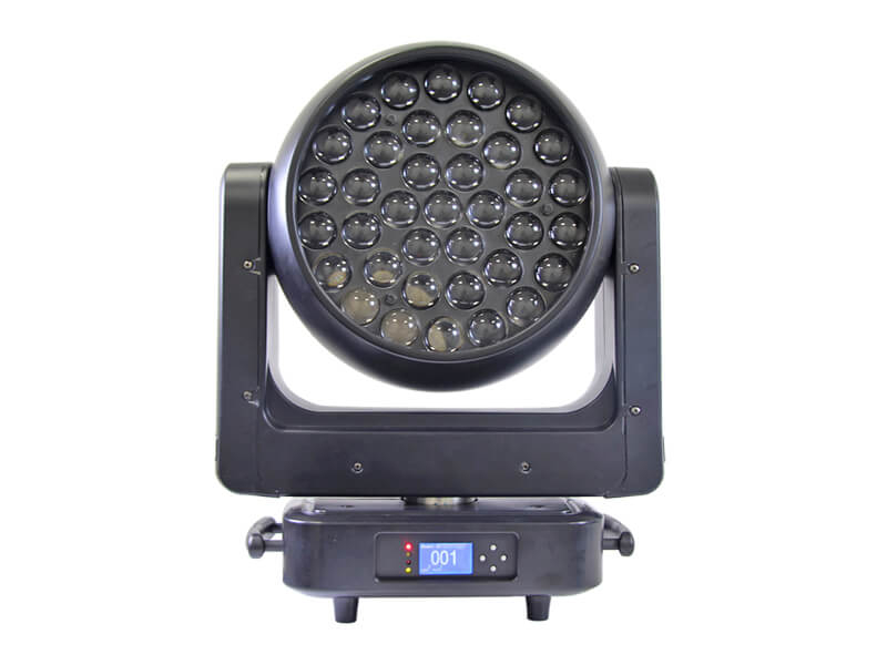 Aura 37pcs 25W 4in1 LED Zoom Luz de lavado de haz de cabeza móvil