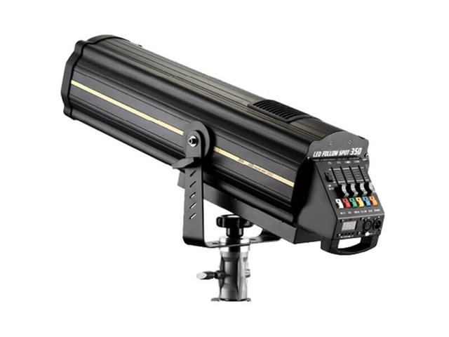 Foco de seguimiento LED de lente larga con control DMX de 350 W