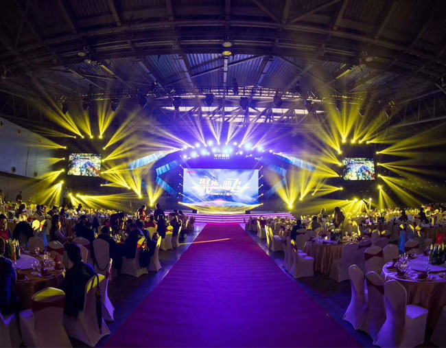 Caja de efectos de iluminación de sala de banquetes